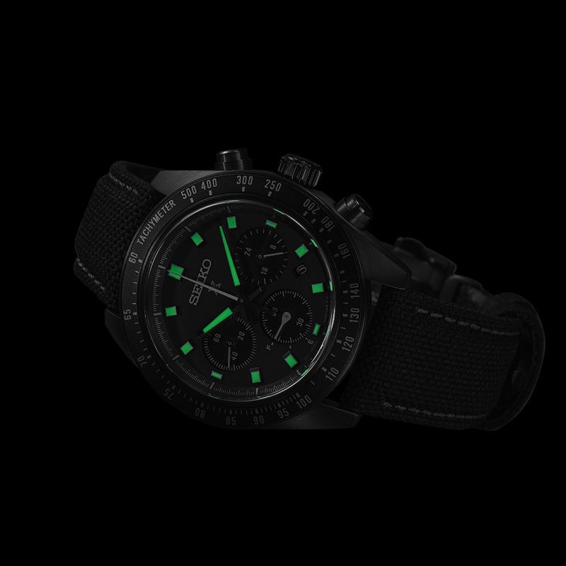 Seiko Prospex Black Series ‘Night Vision’ Solar Speedtimer Chronograph - SSC923P1