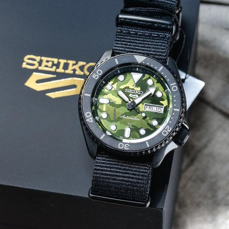 Seiko 5 Sports SKX ‘Camouflage’ Street Style Watch - SRPJ37K1
