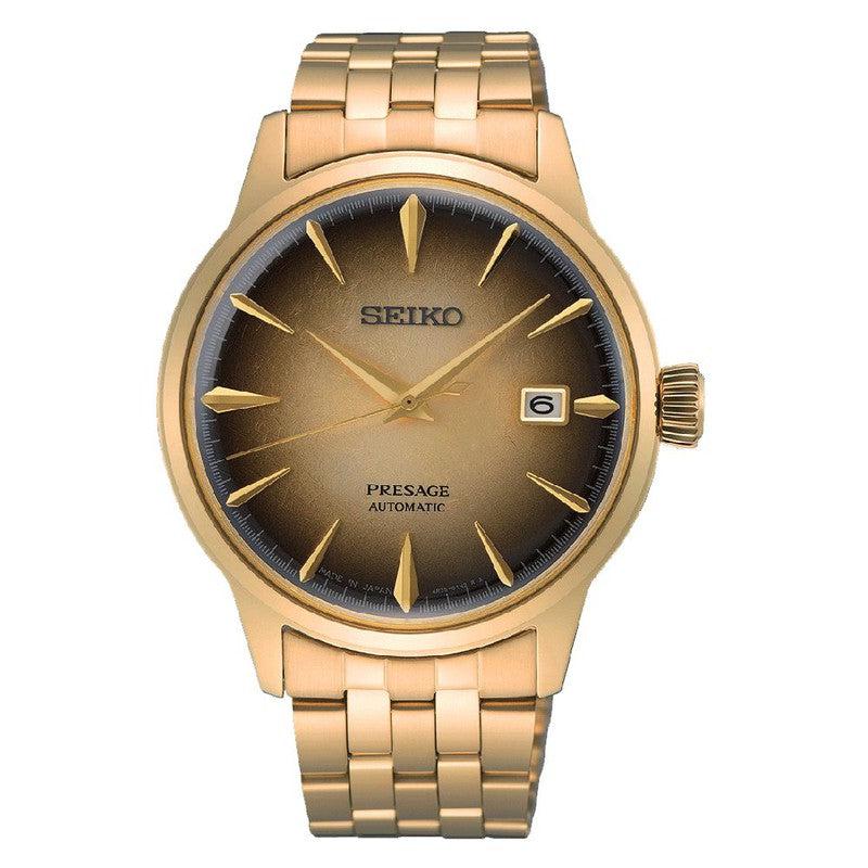 Seiko Gold Presage Automatic Watch - SRPK48J1