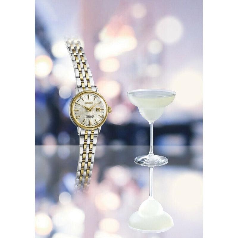 Seiko Presage Cocktail Time ‘White Lady’ Diamond Twist Watch - SRE010J1