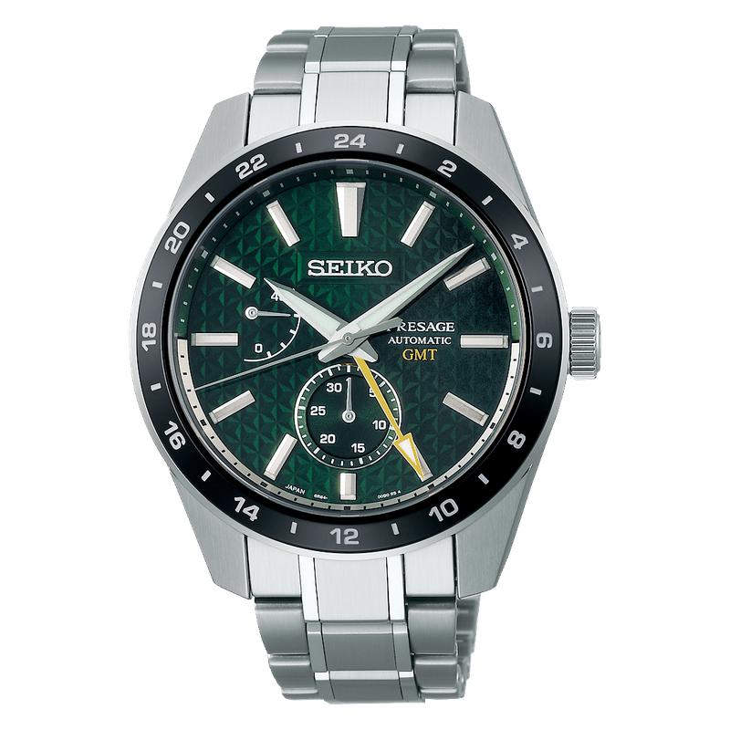 Seiko Presage Sharp Edged Series GMT Watch - SPB219J1