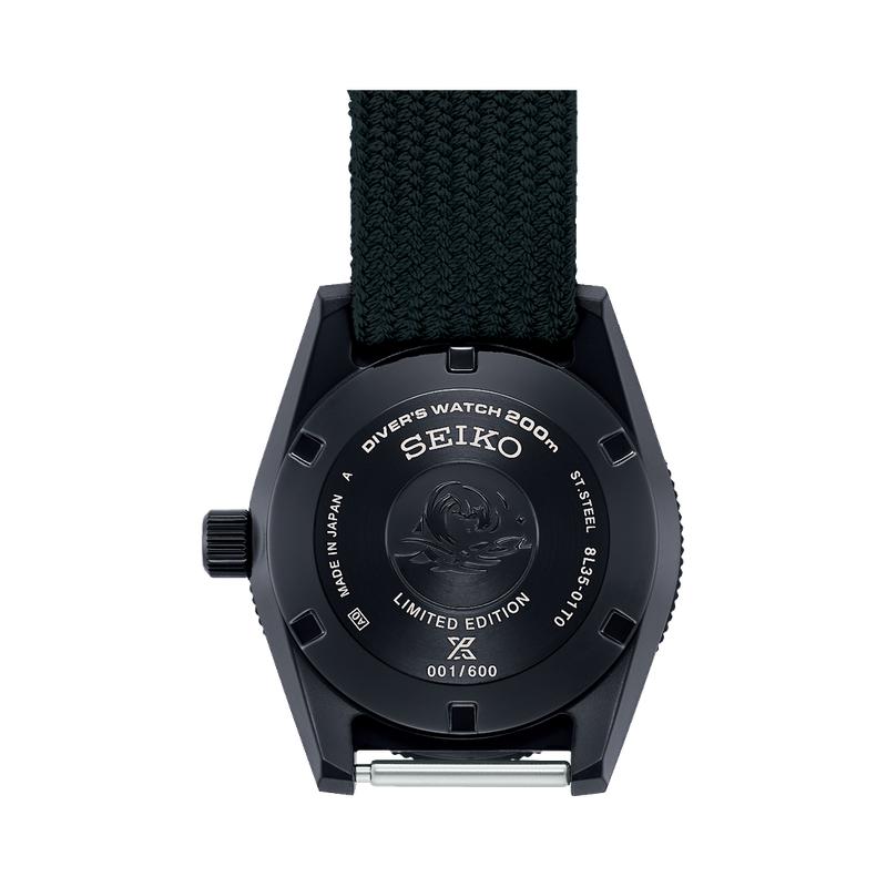 Seiko Prospex `The Black Series` Limited Edition 1965 Divers Modern Re-Interpretation Watch - SLA067J1